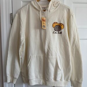 Pusheen Let's Roll, The Carb Club sweatshirt zip up hoodie L
